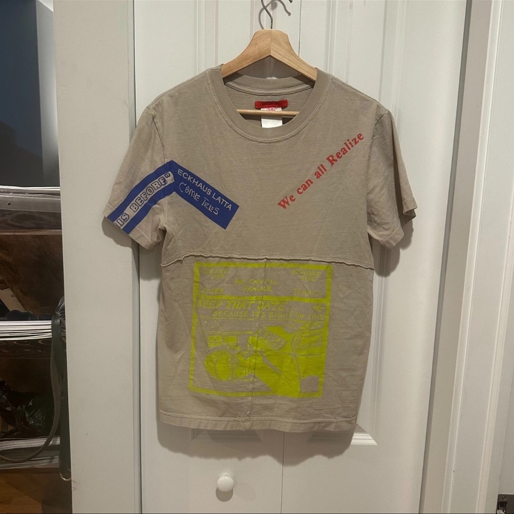 ECKHAUS LATTA X COME TEES MEN’S SHIRT SIZE S